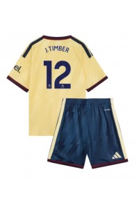 Arsenal Jurrien Timber #12 Babyklær Tredje Fotballdrakt til barn 2026-27 Korte ermer (+ Korte bukser)